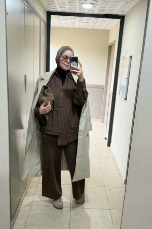 Ensembe jeans marron