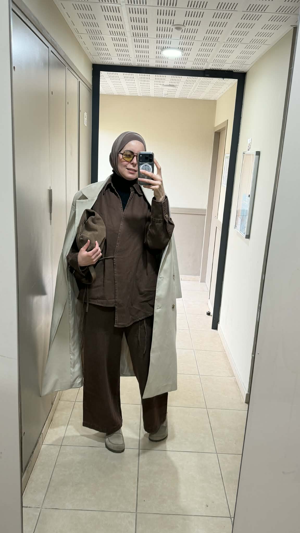 Ensembe jeans marron